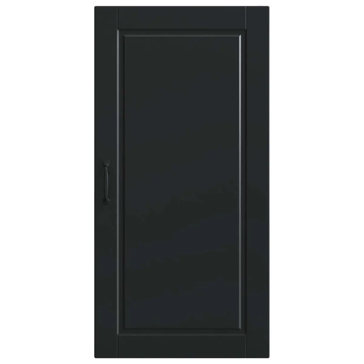 Wall Cabinet Kitchen Storage 50 x 31 x 100 cm Black
