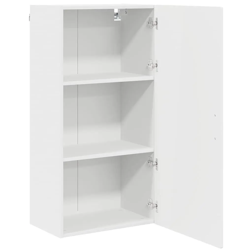 Wall Cabinet Kitchen Storage High Gloss White Engineered Wood 50 x 31 x 100 cm