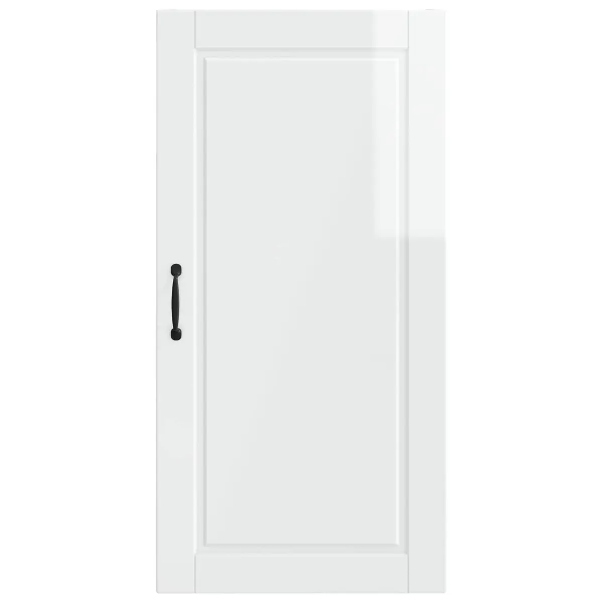 Wall Cabinet Kitchen Storage High Gloss White Engineered Wood 50 x 31 x 100 cm
