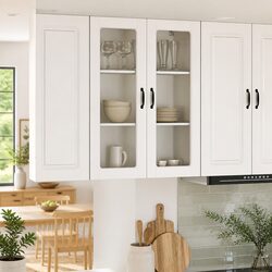 A Reliable White Kitchen Cabinet for Organized Storage