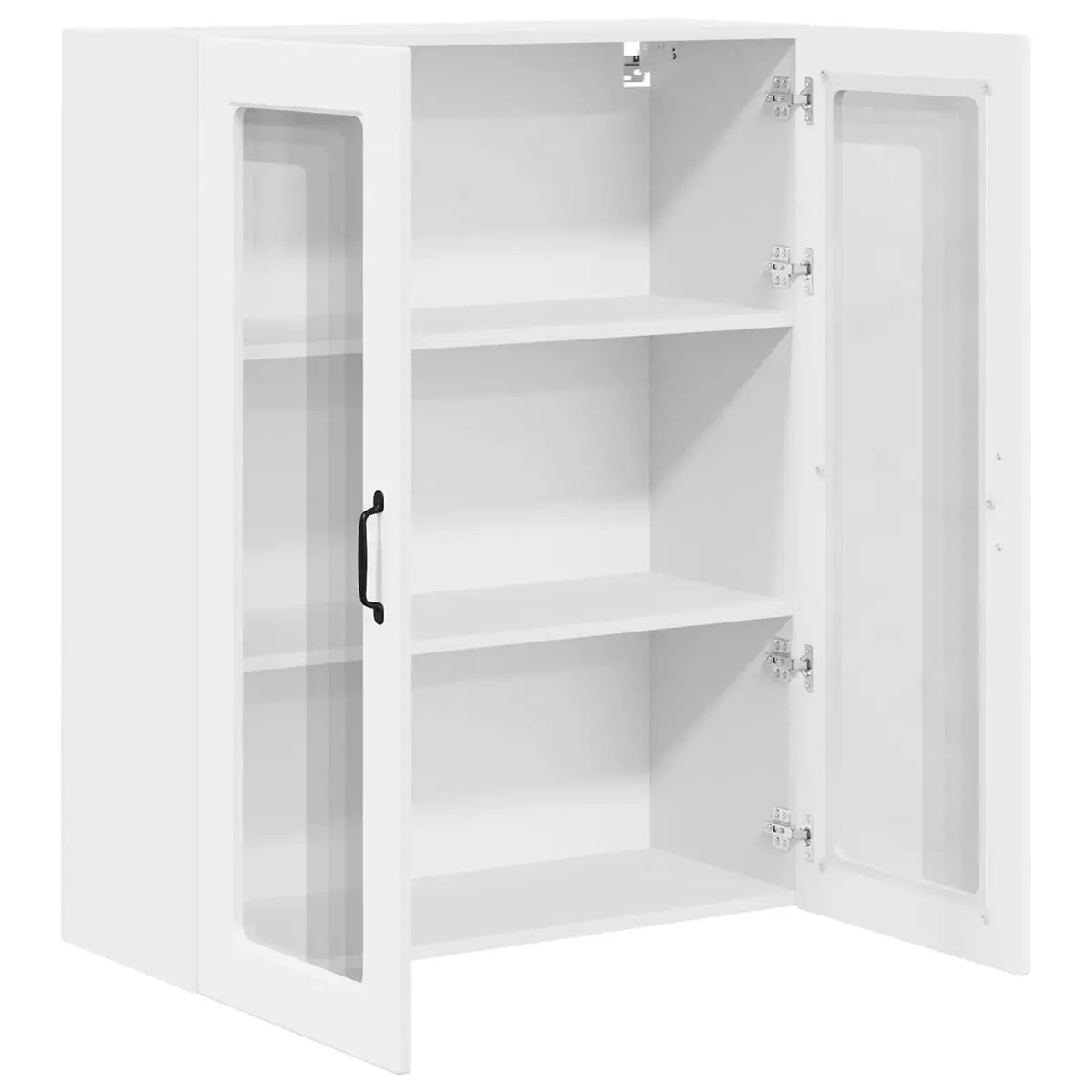 Wall Mounted Kitchen Cabinet Storage Shelves 80 x 31 x 100 cm White Engineered Wood