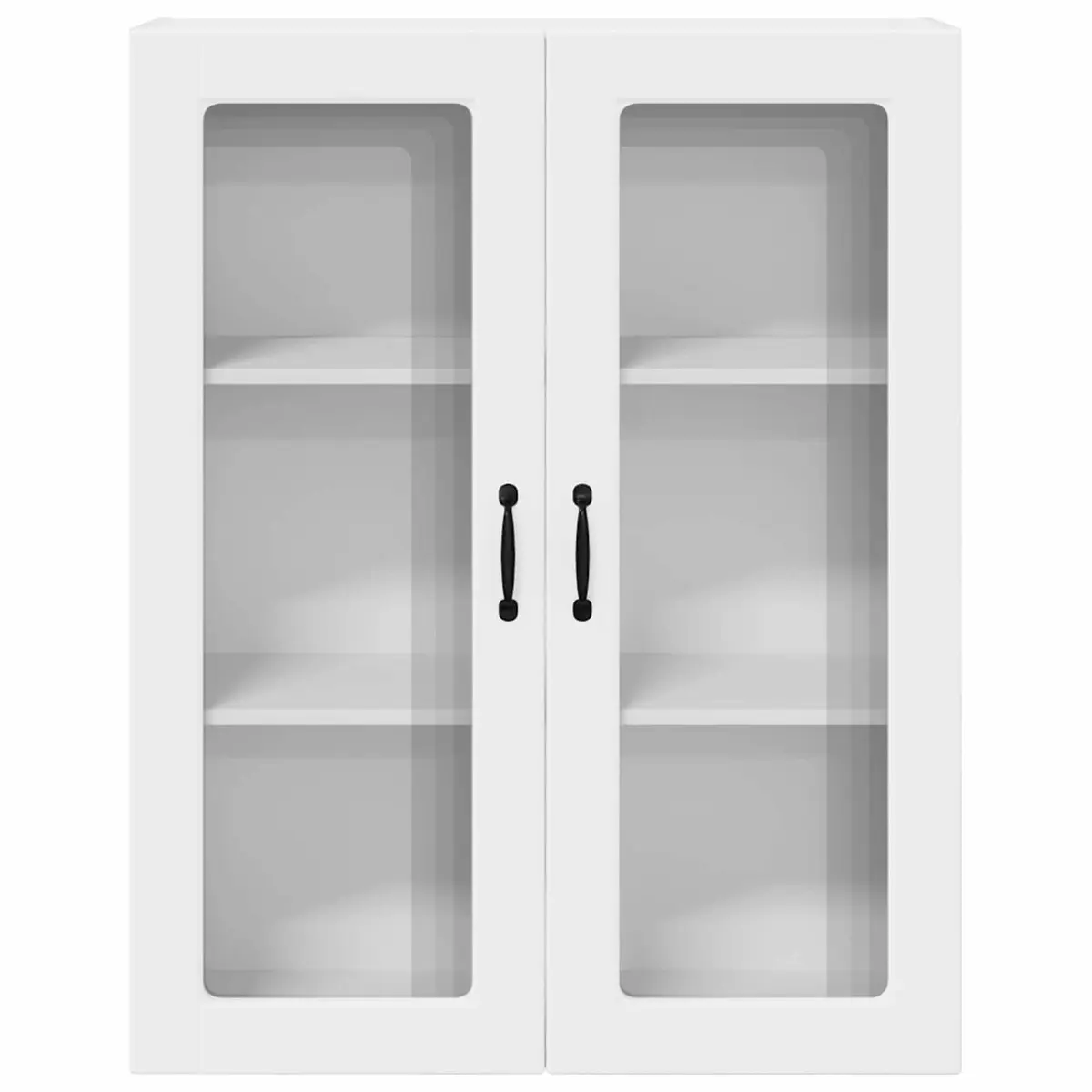 Wall Mounted Kitchen Cabinet Storage Shelves 80 x 31 x 100 cm White Engineered Wood