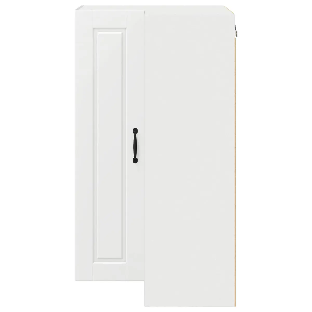 Wall Corner Kitchen Cabinet Storage Unit 57x57x100cm White
