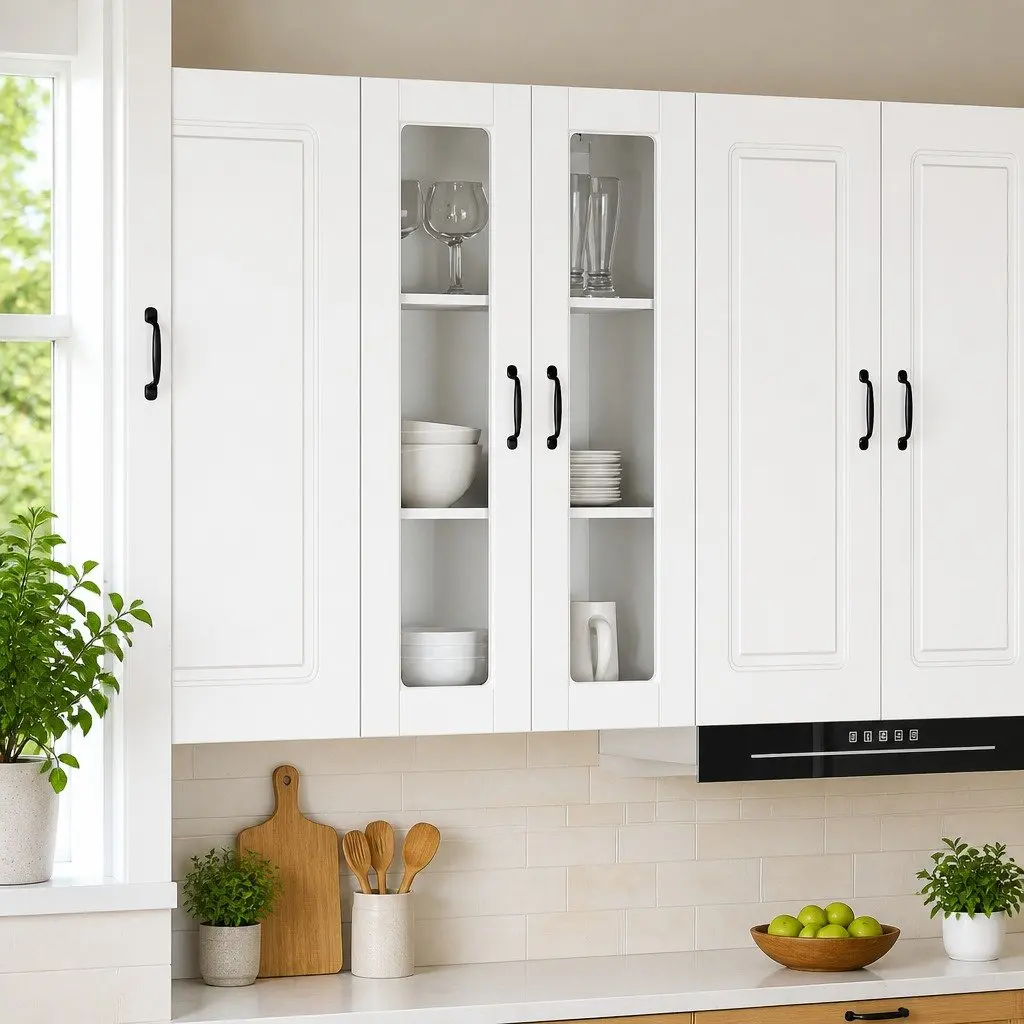 Wall Kitchen Cabinet Storage 60x31x100cm White Engineered Wood