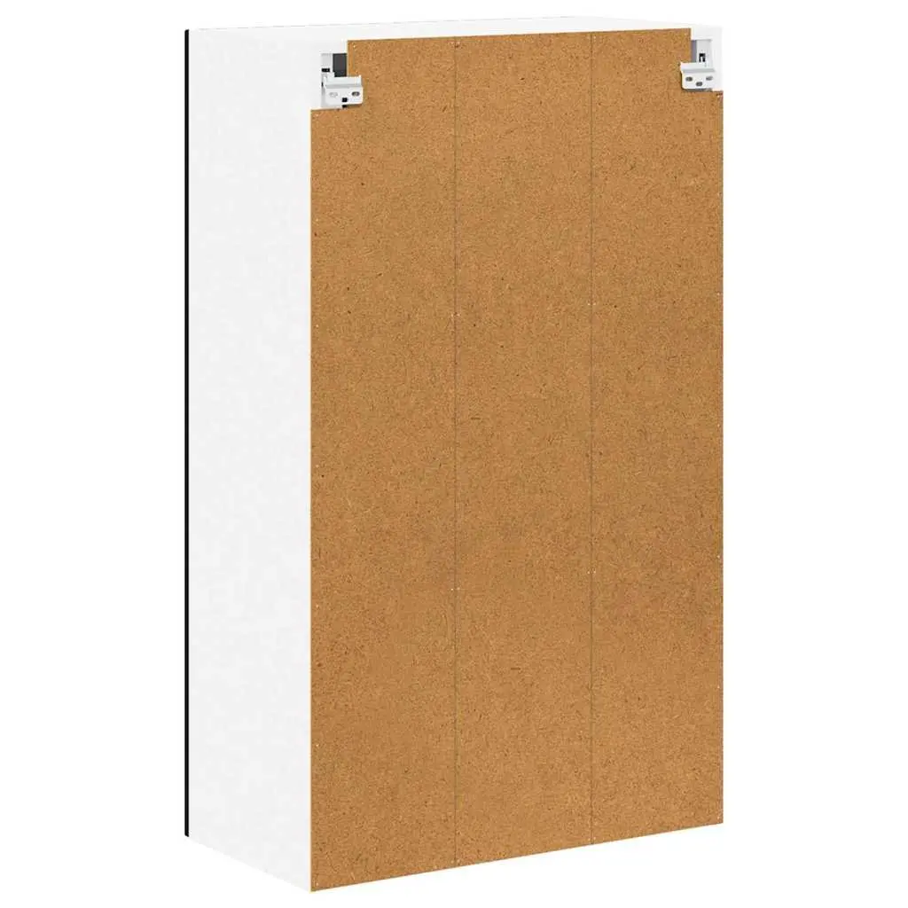 Wall-Mounted Kitchen Cabinet Black Storage 60x31x100cm Engineered Wood