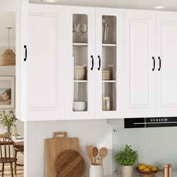 Warm and Value-Driven High Gloss White Kitchen Cabinet