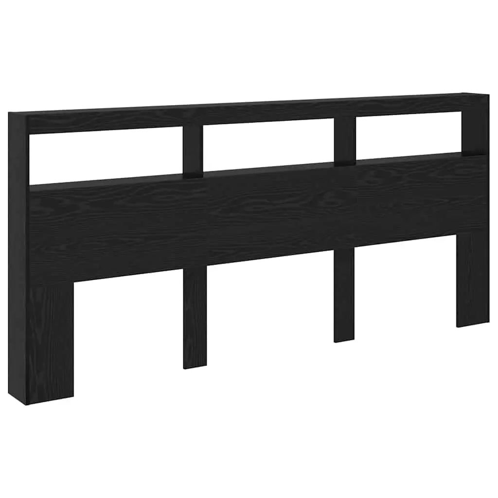 Black Oak LED Headboard