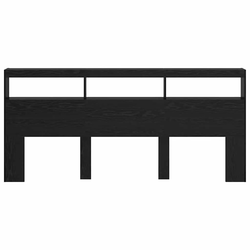 Black Oak LED Headboard
