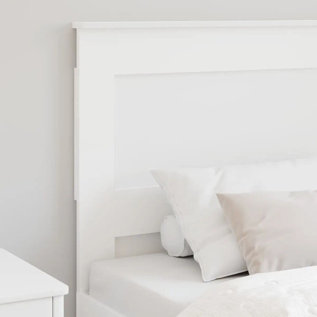 90cm White Headboard