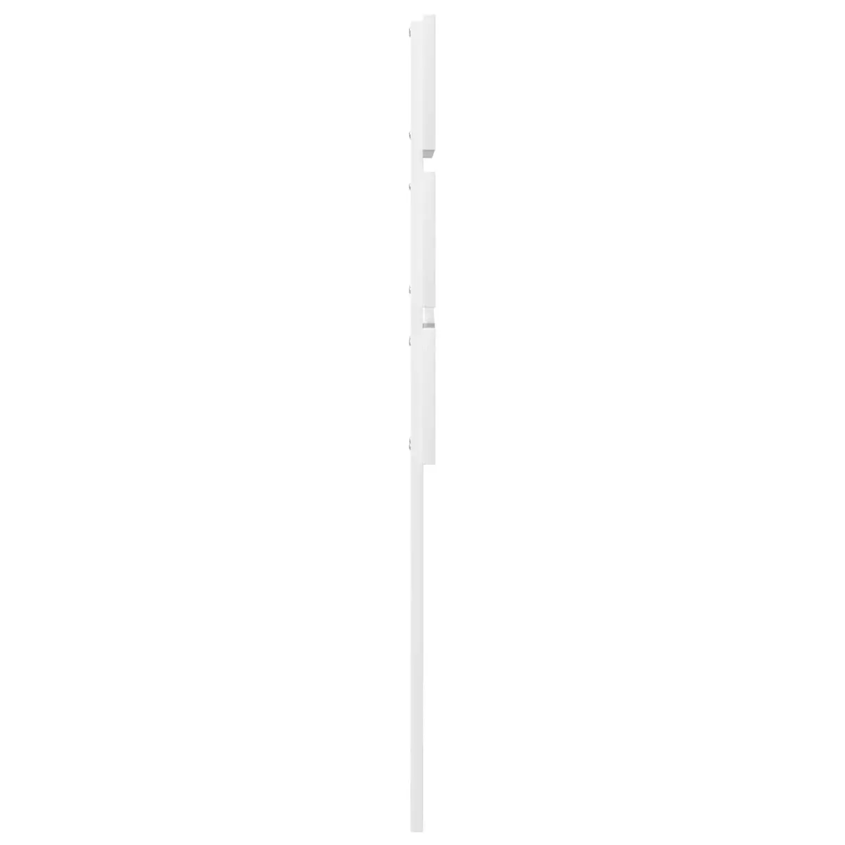 White Engineered Wood Headboard for Bedroom Use