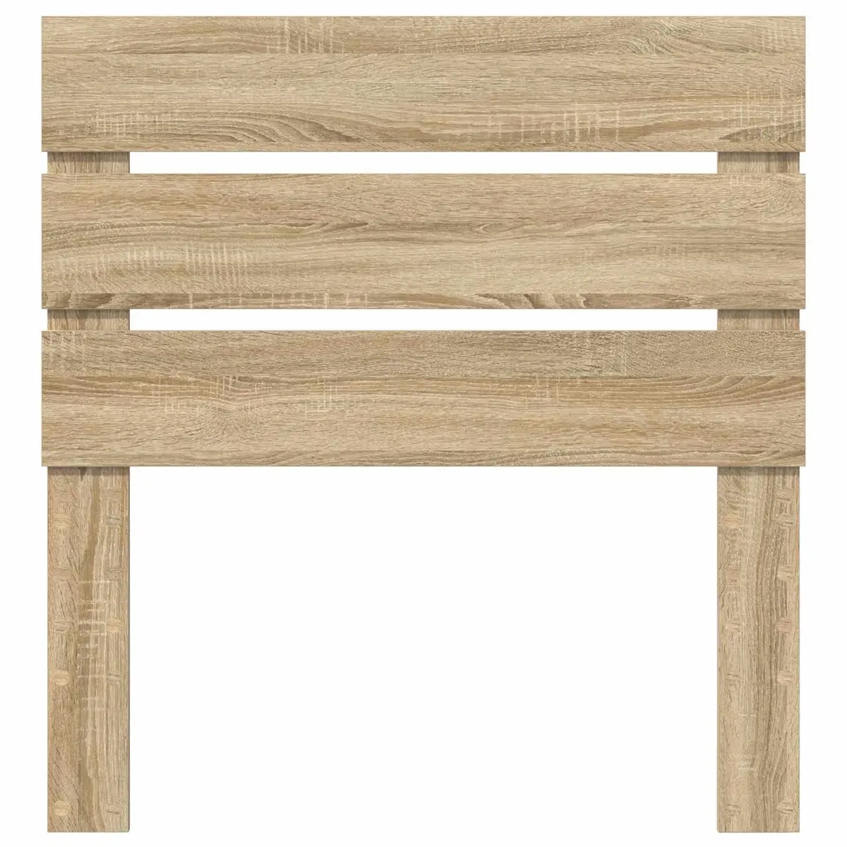Headboard Rectangular Modern Bedroom Furniture Engineered Wood Brown Sonoma Oak