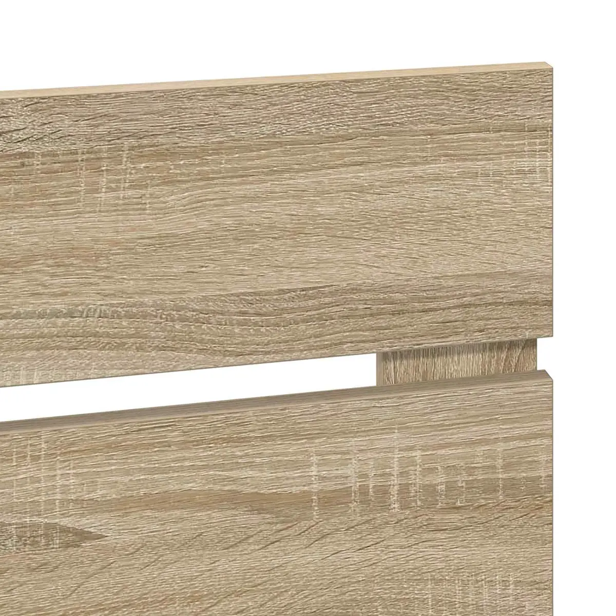 Headboard Rectangular Modern Bedroom Furniture Engineered Wood Brown Sonoma Oak