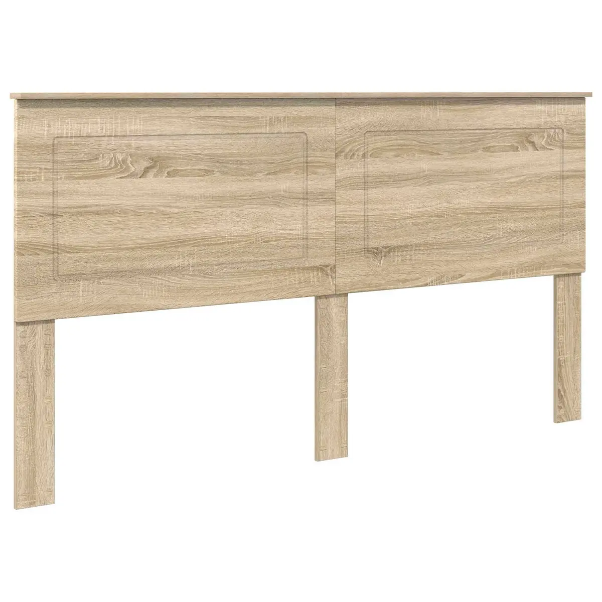Headboard Sonoma Oak 100 cm Wall-Mounted Adjustable Height Engineered Wood