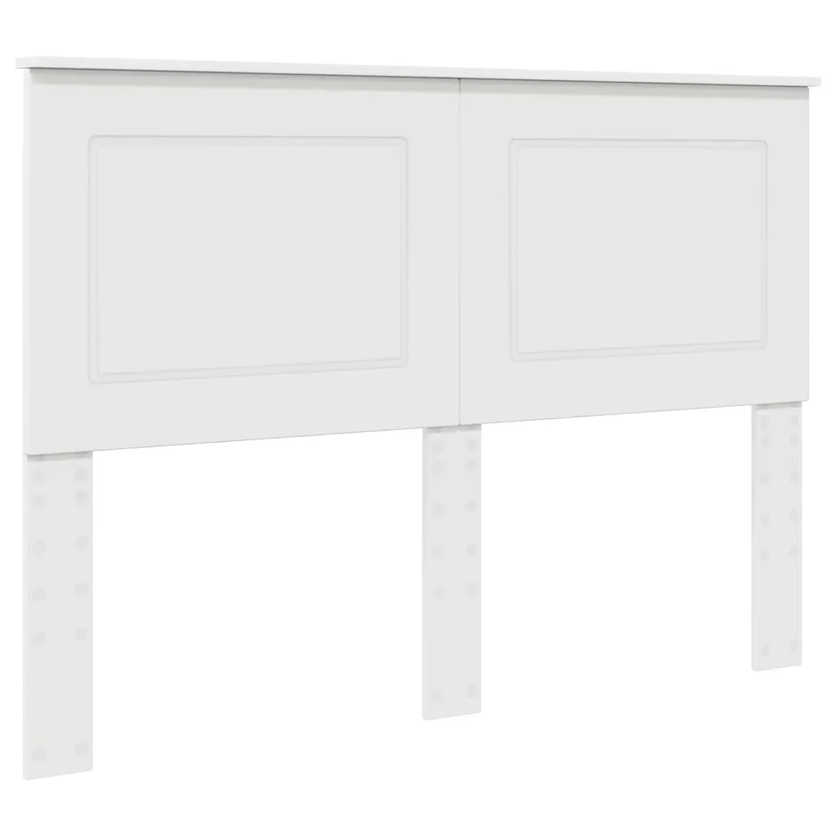 Headboard Adjustable Height 100 cm White Wall-Mounted Bedroom Engineered Wood