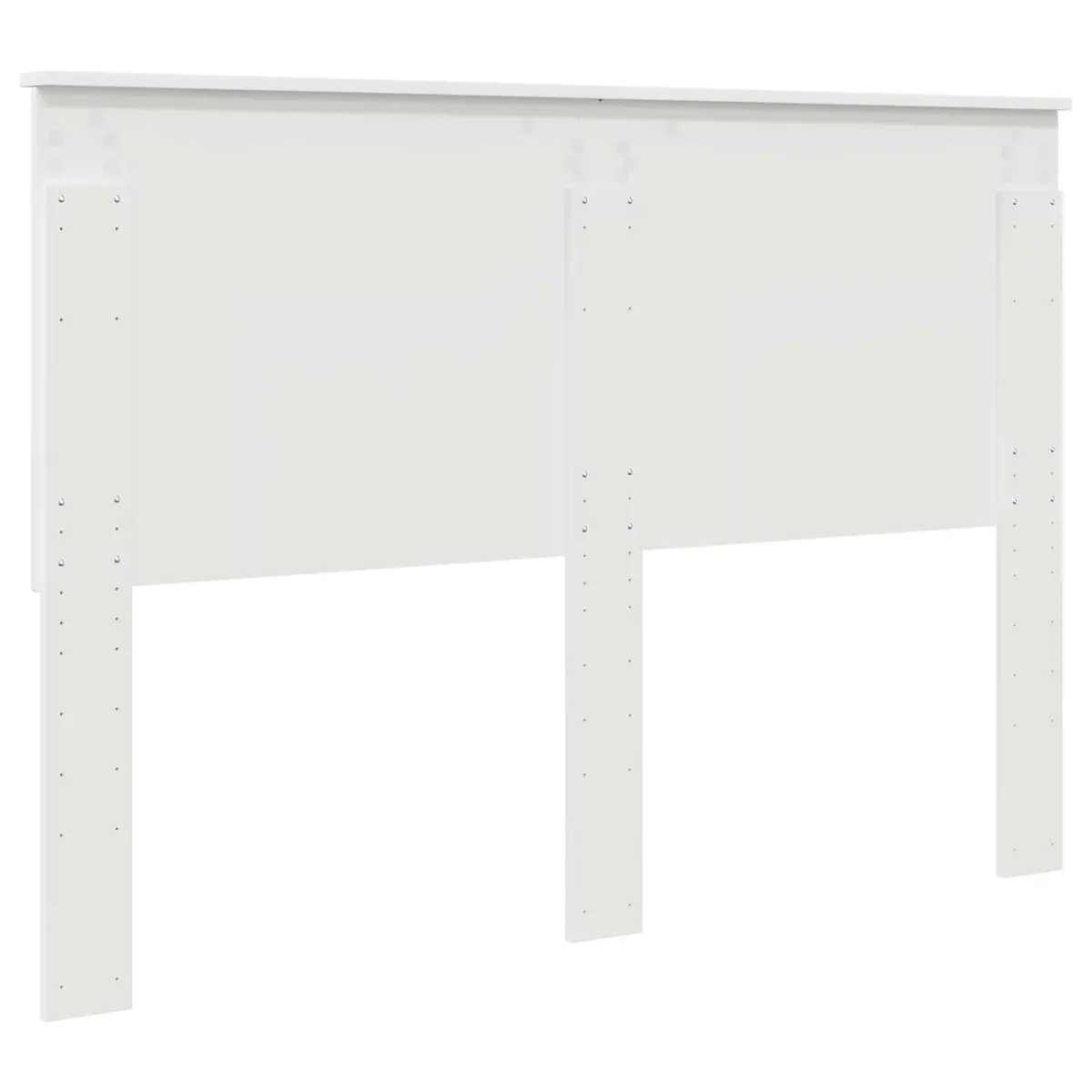 Headboard Adjustable Height 100 cm White Wall-Mounted Bedroom Engineered Wood