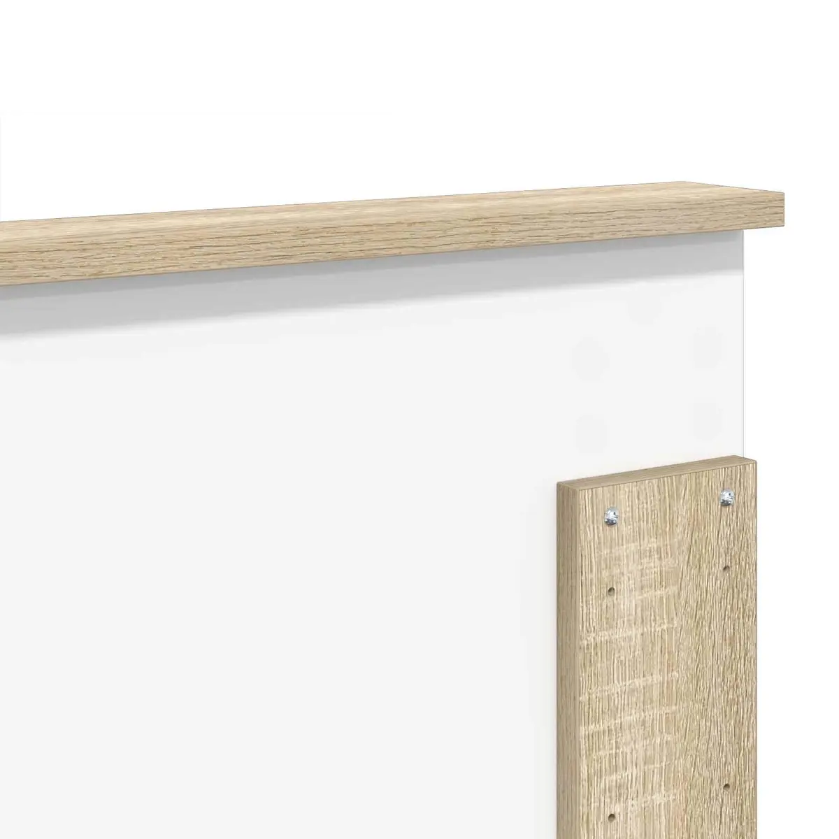 Headboard Modern Bedroom Furniture Brown Engineered Wood Minimalist 180cm