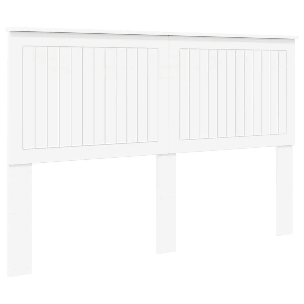 Modern White Headboard 150cm Bedroom Furniture Engineered Wood Contemporary