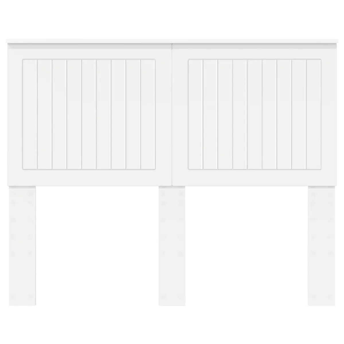 White Engineered Wood Headboard Modern Minimalist Design Bedroom Furniture 135cm