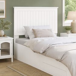 Warm White Headboard 90cm Built for Comfort and Style