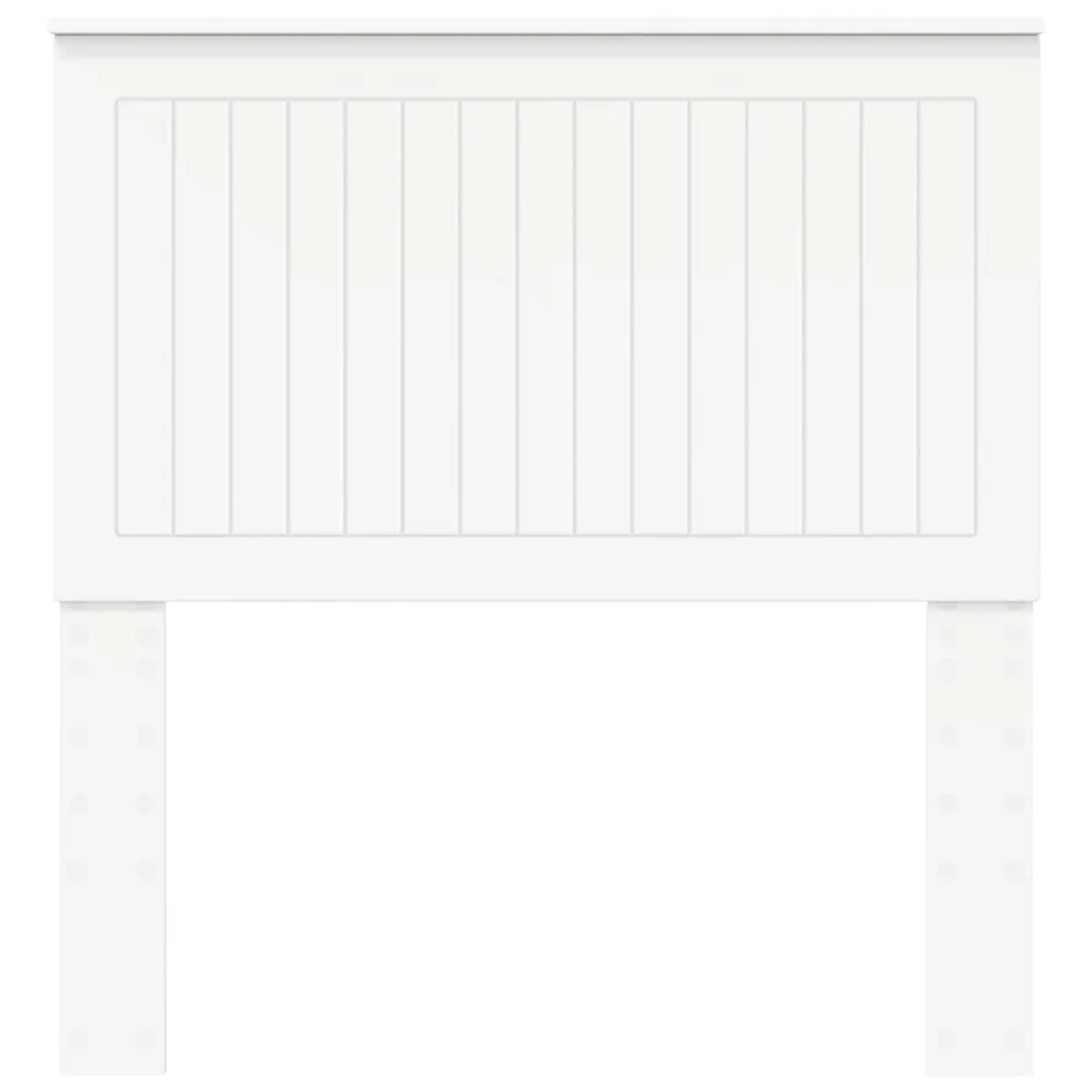 Headboard Minimalist Support 90cm White Engineered Wood Contemporary