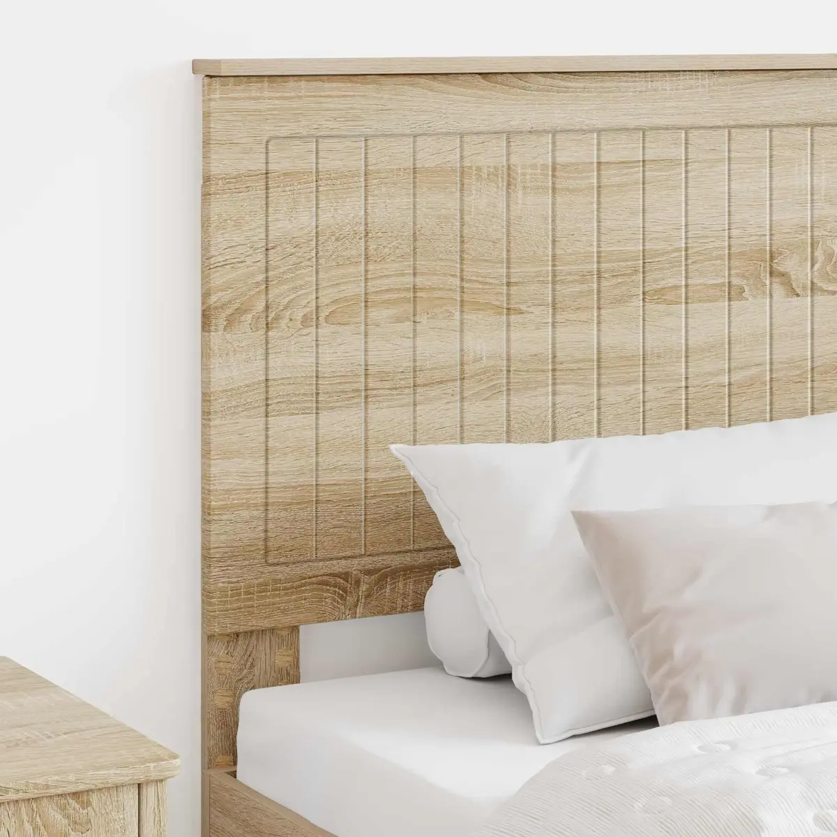 Modern Headboard 90cm Engineered Wood Bedroom Furniture Brown Sonoma Oak Style