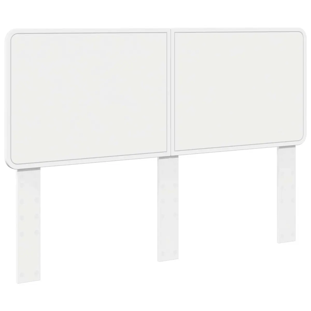 Engineered Wood Headboard Modern Bedroom Furniture Rectangle White