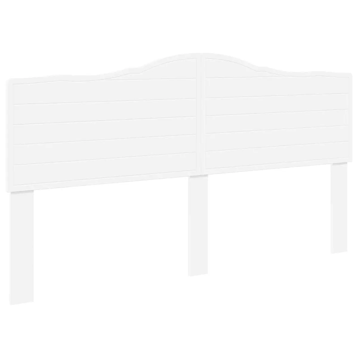 Headboard White Minimalist Engineered Wood Modern Bedroom Furniture Wall Mounted