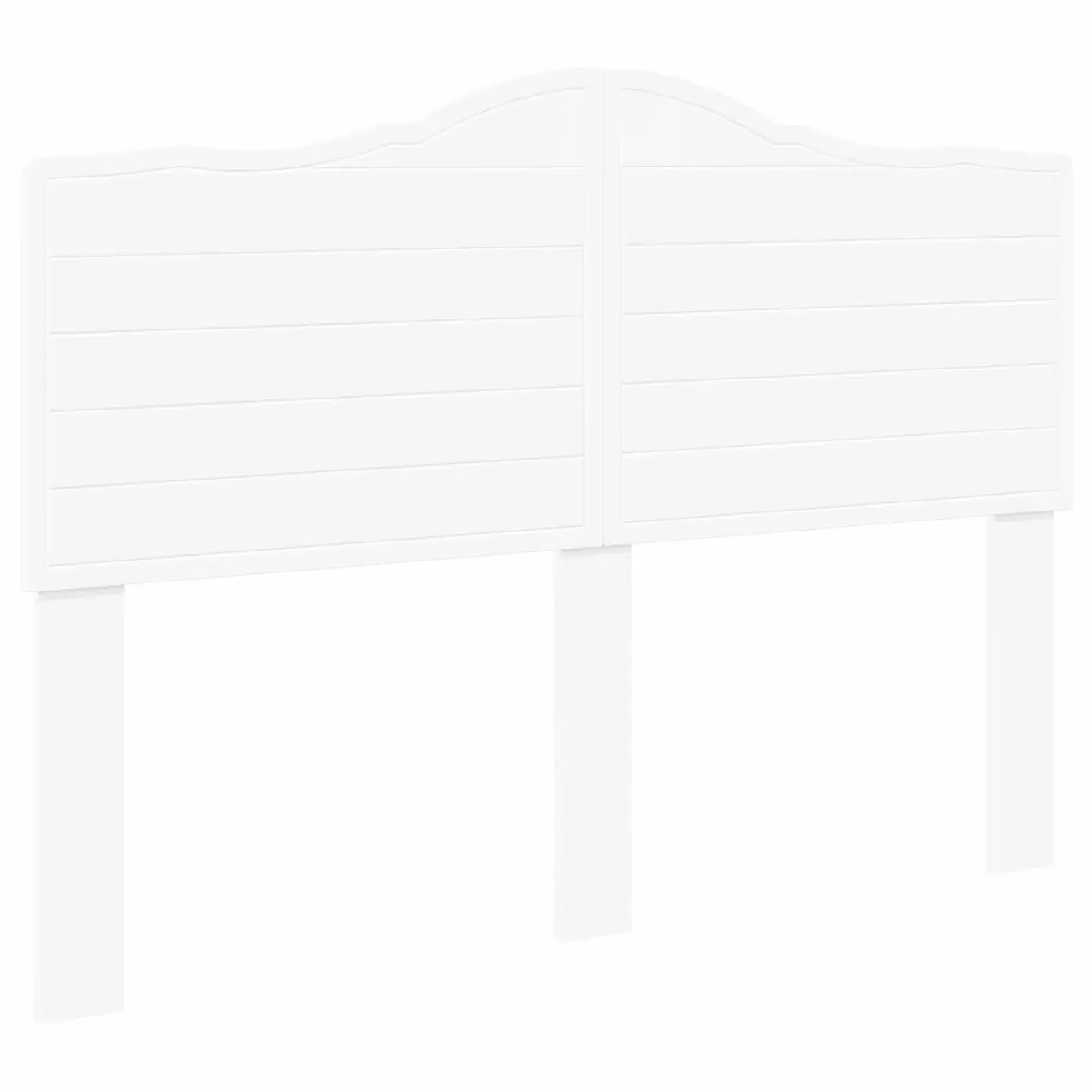 Engineered Wood Headboard Minimalist Modern Bedroom Furniture Wall Mounted White
