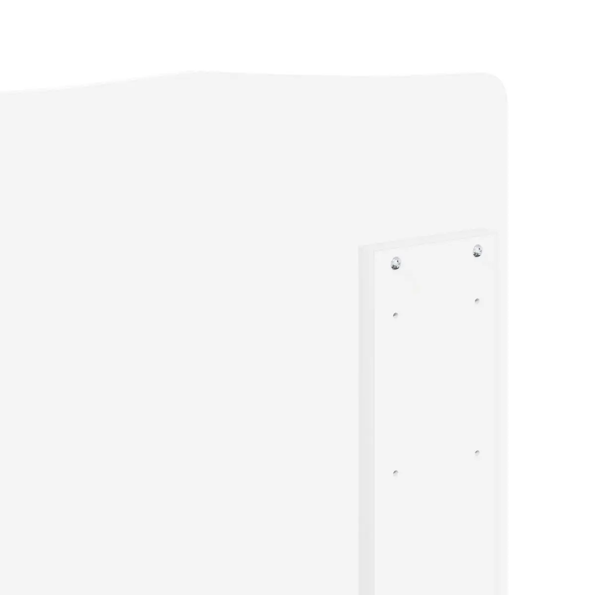 Engineered Wood Headboard Minimalist Modern Bedroom Furniture Wall Mounted White