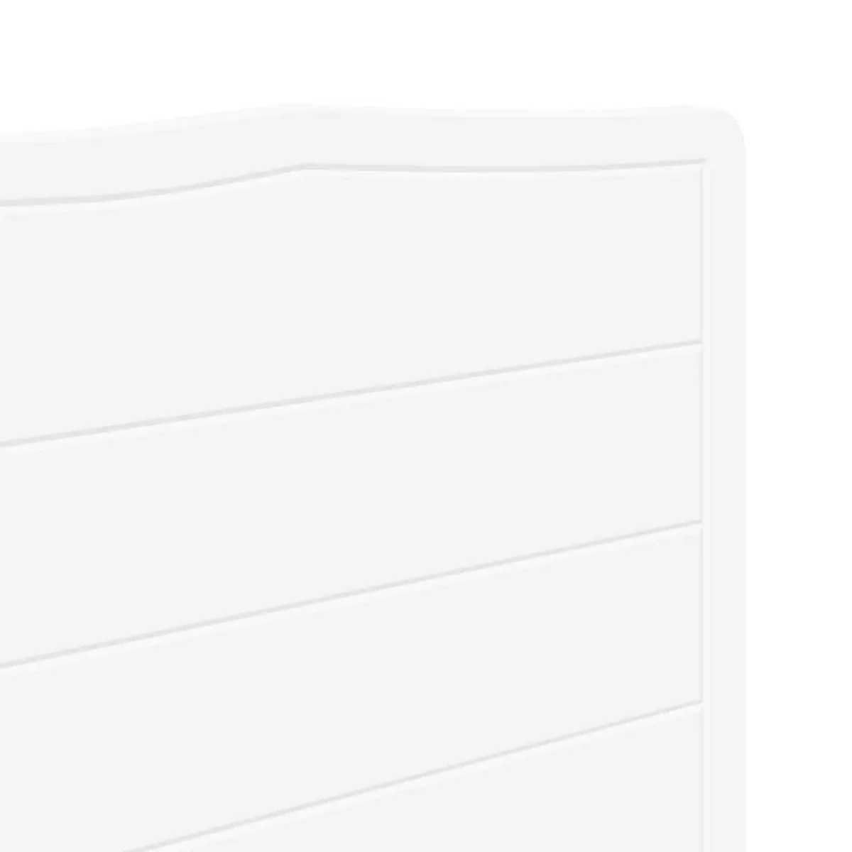 Headboard Minimalist Bedroom Furniture Engineered Wood Wall Mount White