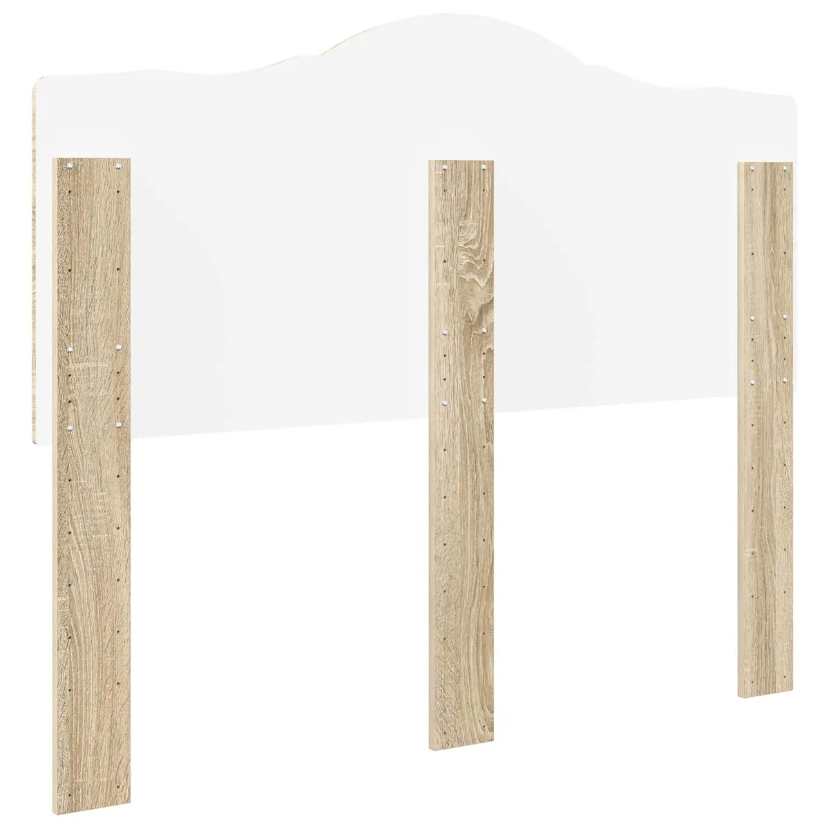 Headboard Sonoma Oak Engineered Wood Brown Modern Bedroom Furniture Minimalist