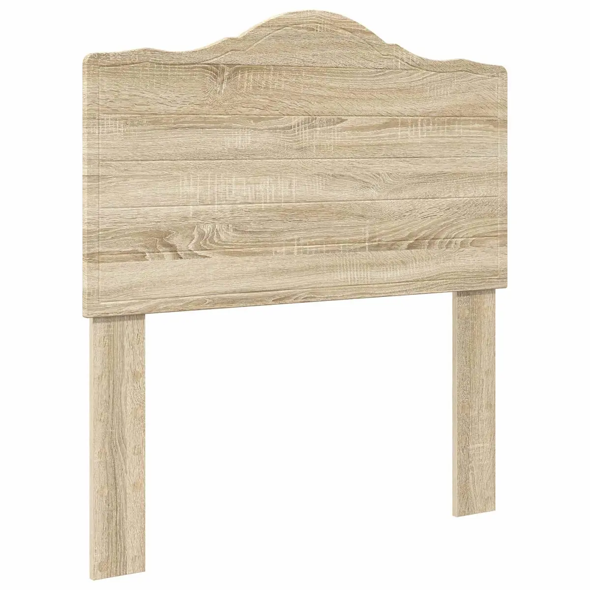 Headboard Sonoma Oak Engineered Wood Modern Bedroom Furniture Brown Minimalist