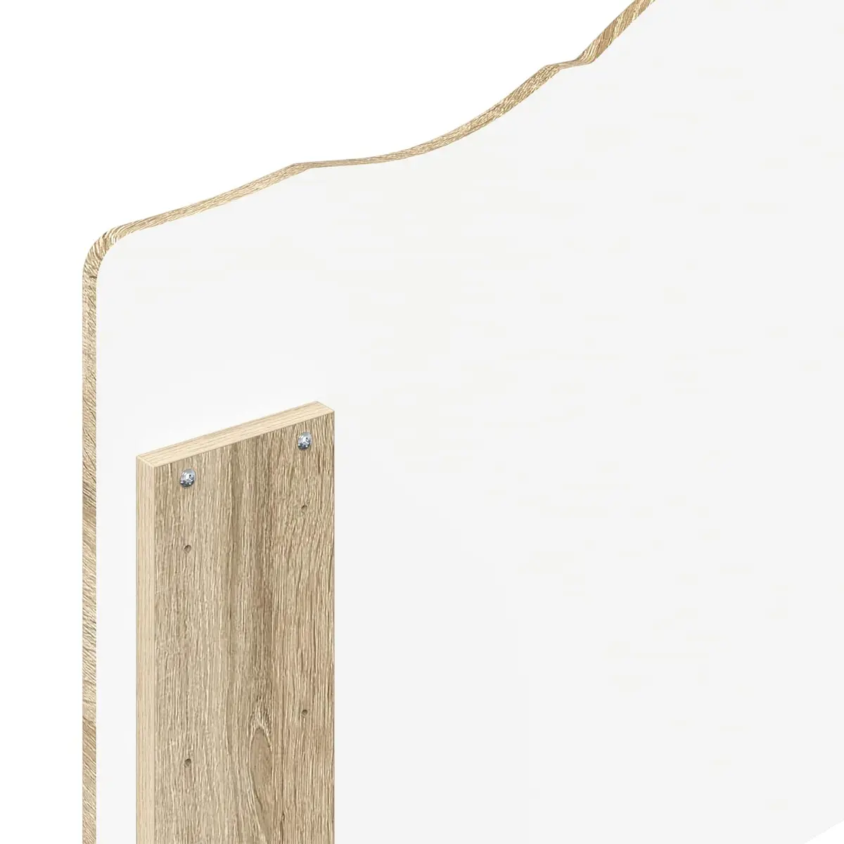 Headboard Sonoma Oak Engineered Wood Modern Bedroom Furniture Brown Minimalist