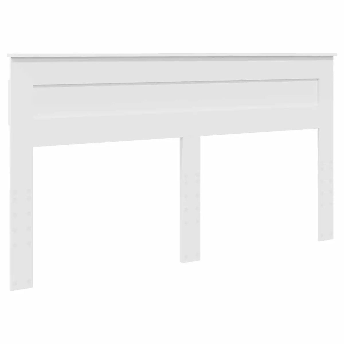 White Engineered Wood Headboard Modern Bedroom Furniture Contemporary Design