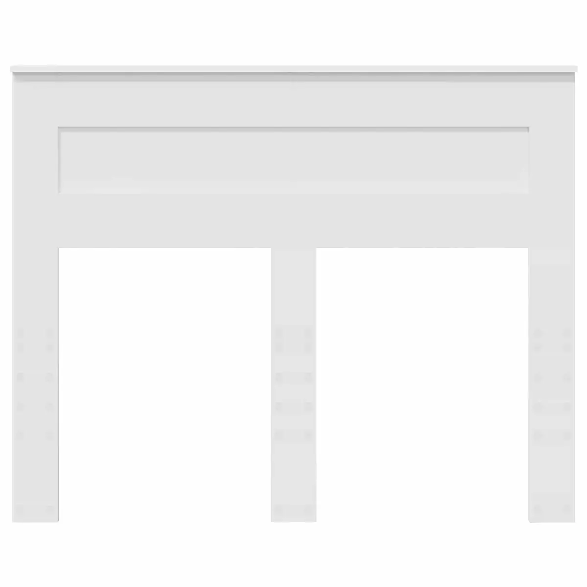 White Engineered Wood Headboard for Any Bedroom