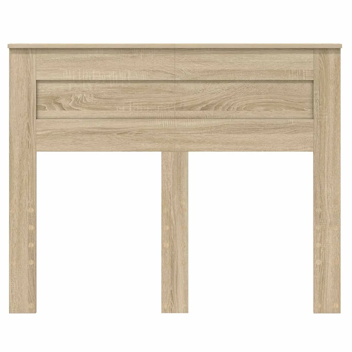Brown Engineered Wood Headboard