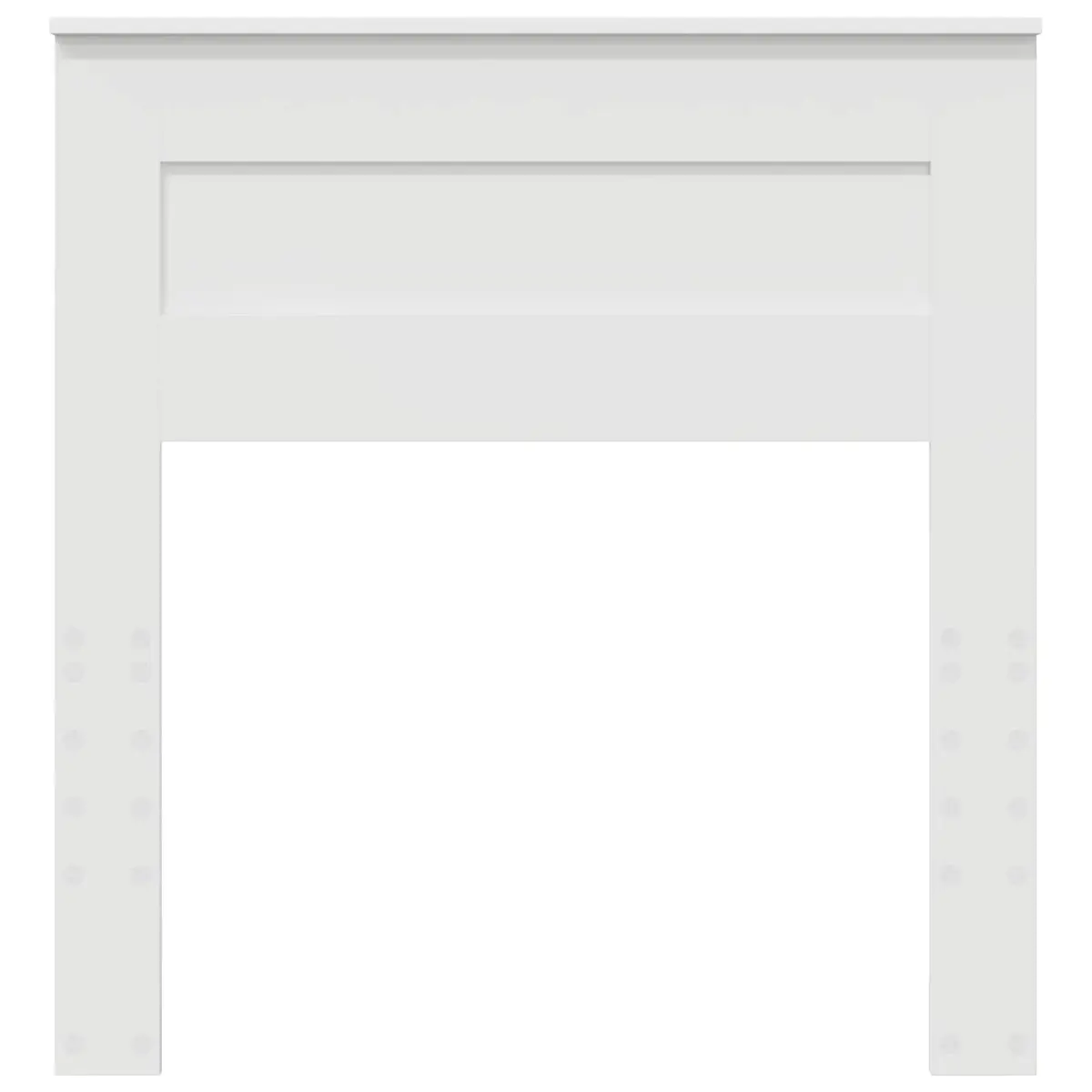 White Engineered Wood Headboard Modern Bedroom Furniture Contemporary