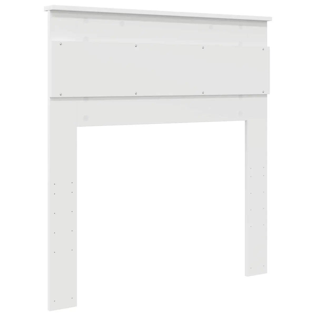 White Engineered Wood Headboard Modern Bedroom Furniture Contemporary