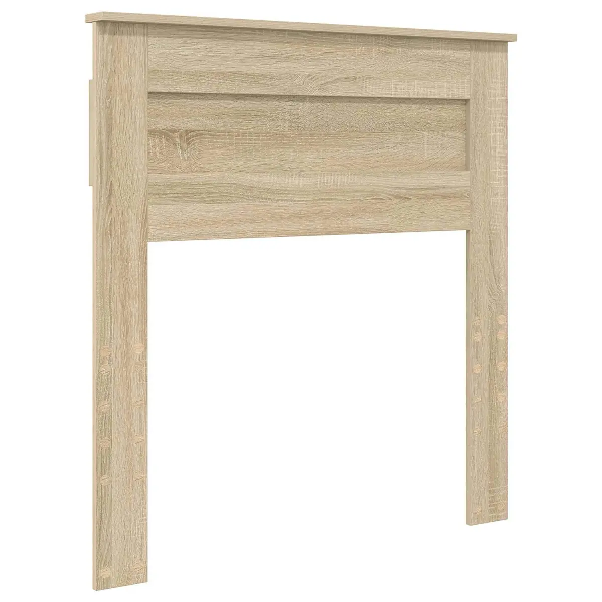 Brown Engineered Wood Headboard