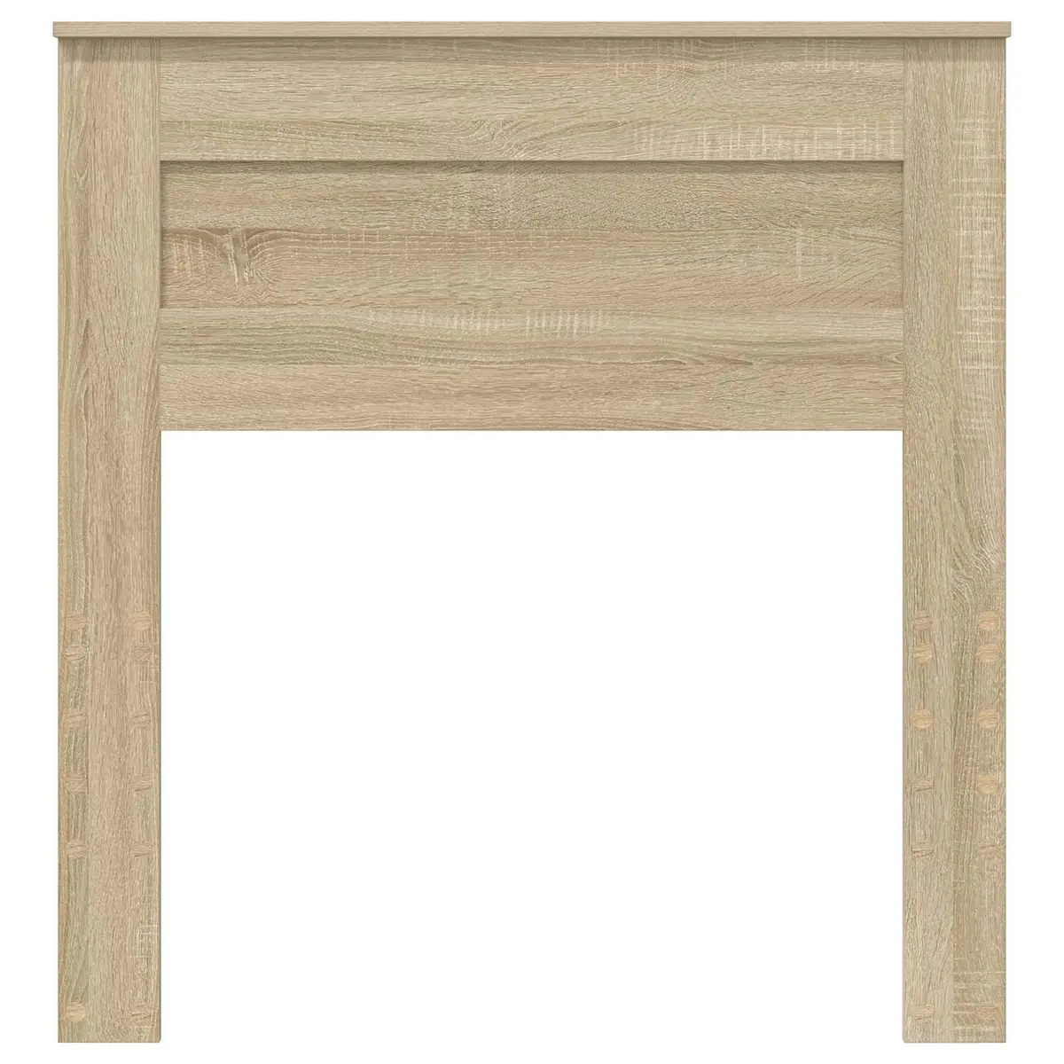 Brown Engineered Wood Headboard