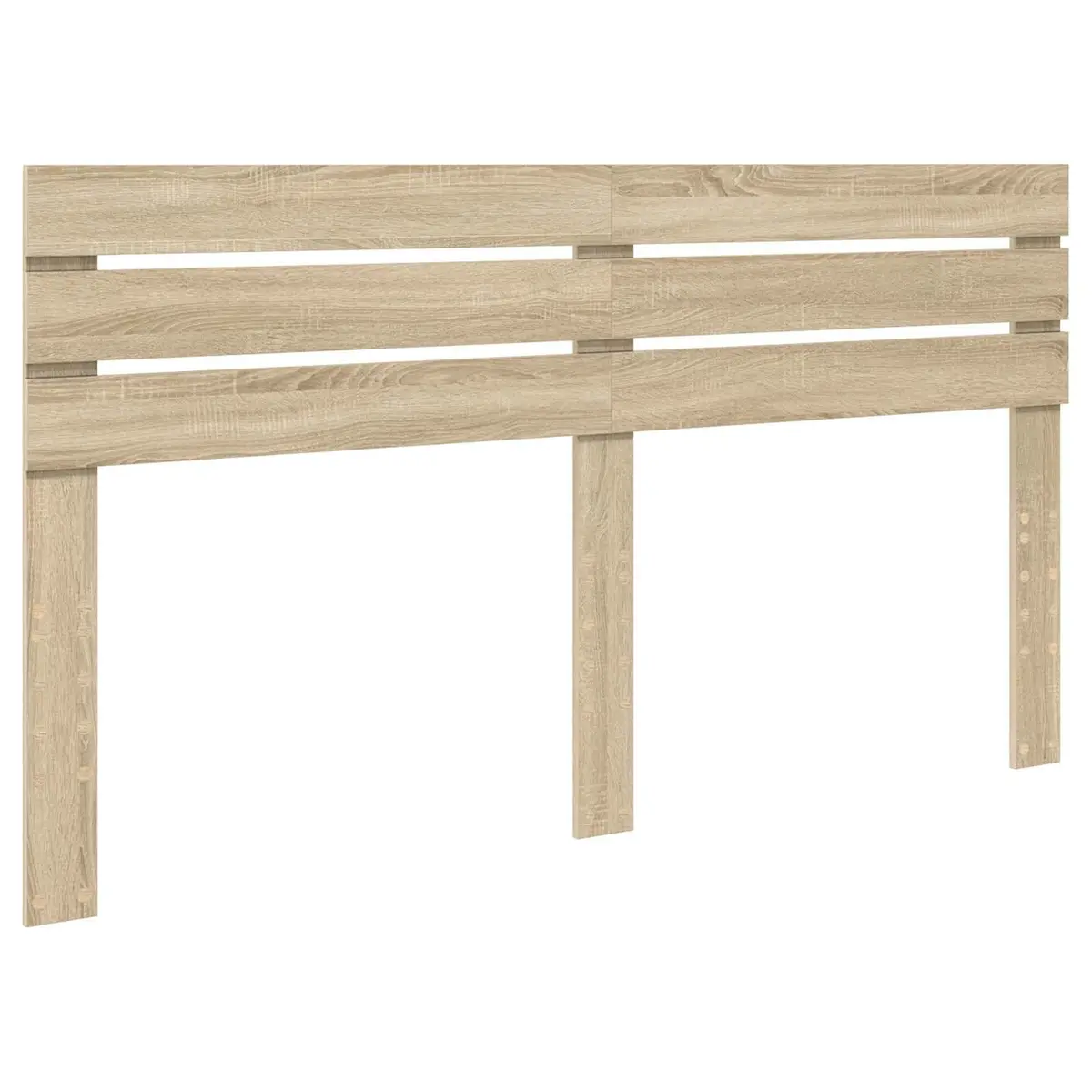 Headboard Brown Engineered Wood Rectangular Bedroom Furniture