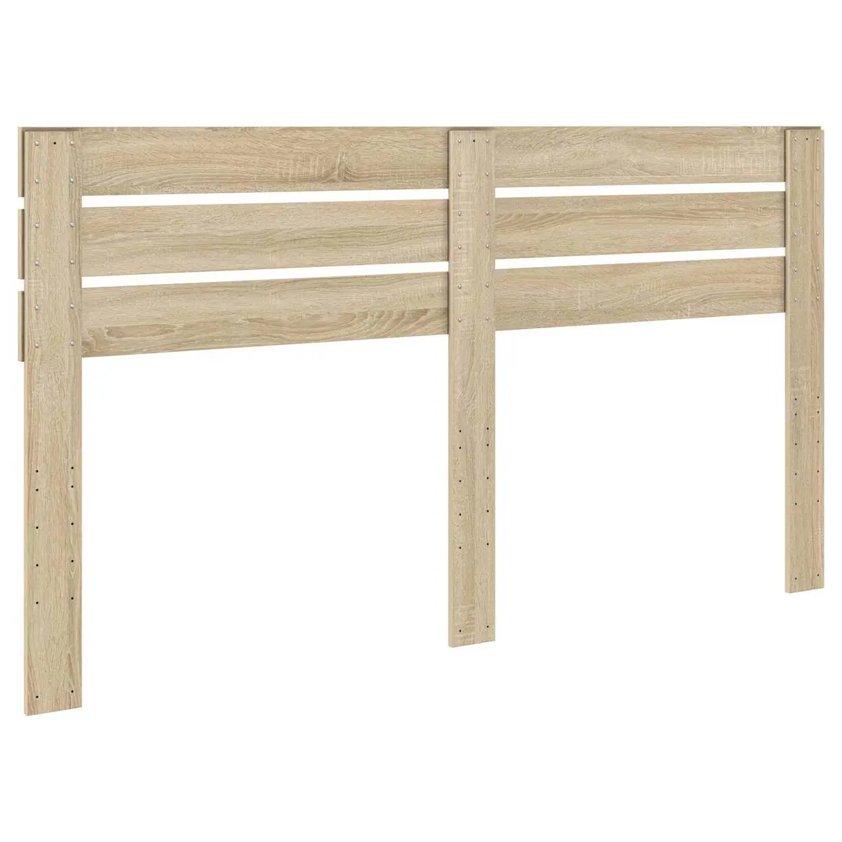Headboard Brown Engineered Wood Rectangular Bedroom Furniture