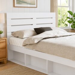 Stylish and Practical Modern White Headboard