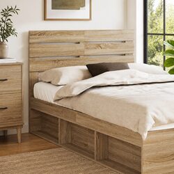 Functional and Stylish Brown Headboard for Your Bedroom
