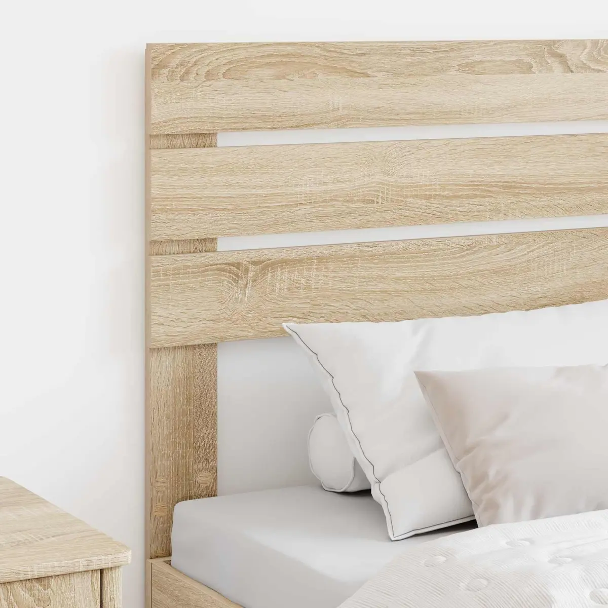 Brown Headboard That Combines Practicality and Style