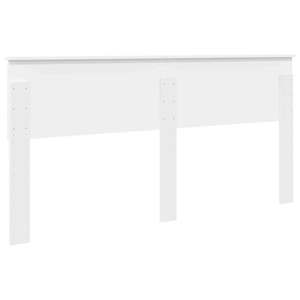 White Engineered Wood Headboard for Bedrooms