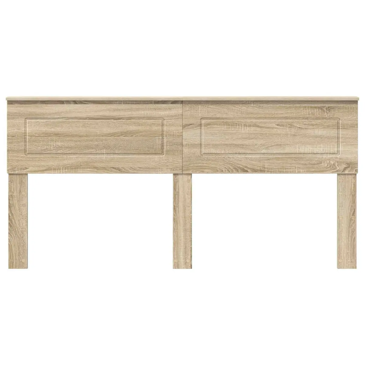 Headboard Engineered Wood Modern Bedroom Furniture Rectangular Brown Sonoma Oak