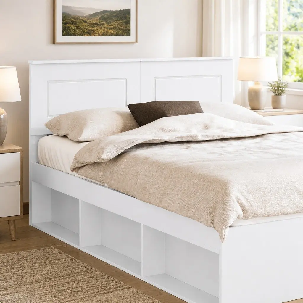 White Headboard for Modern Bedrooms
