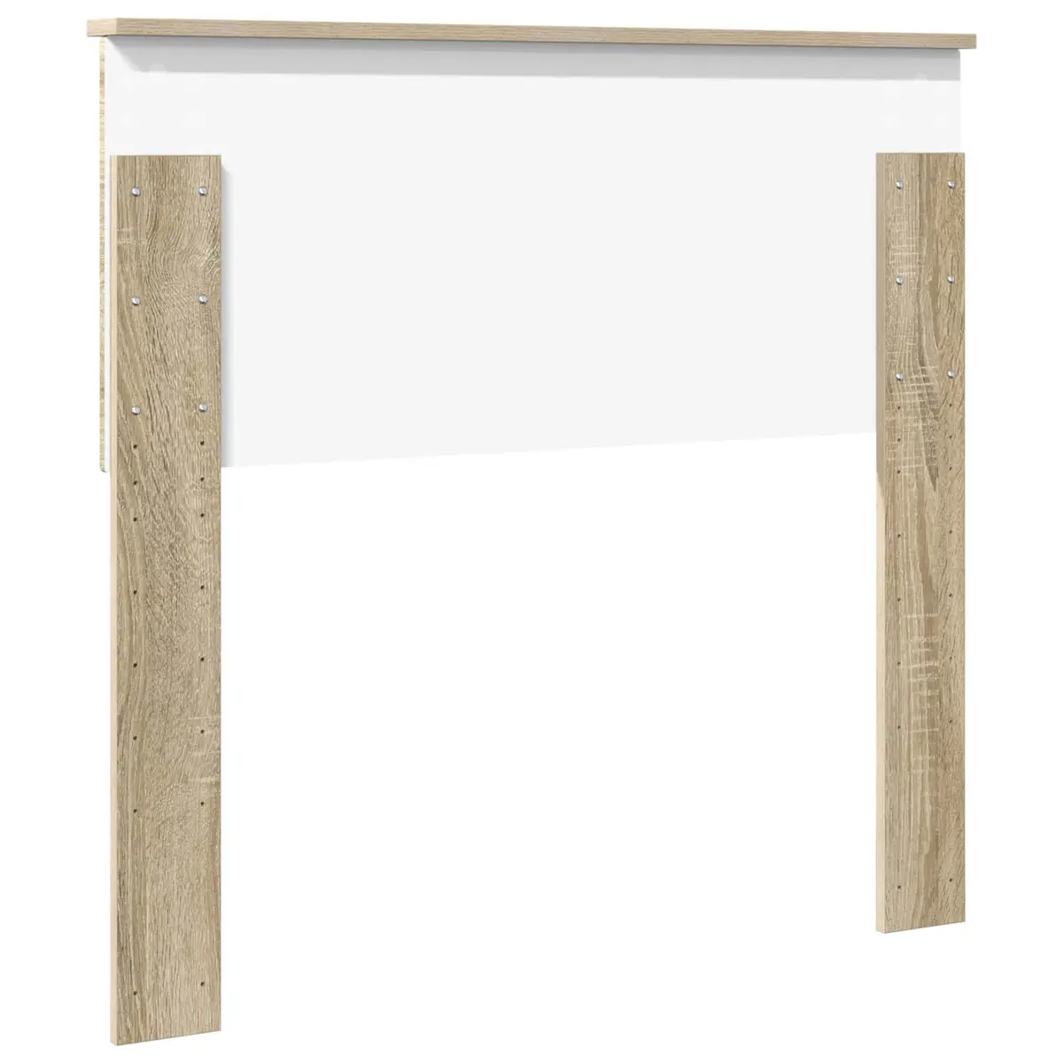Headboard Engineered Wood Brown Bedroom Furniture Modern Minimalist Design