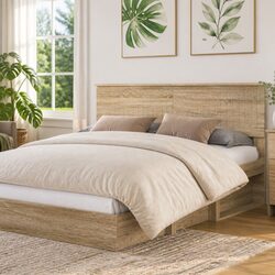 Reliable and Stylish Headboard in Brown Sonoma Oak